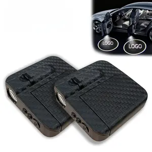 2 Pcs LED Projector Car Door Welcome Light,Rechargeable HD Car Welcome Courtesy Ghost Shadow Lamp,Personalized Door Projection Light for All Brands Car/Motorcycle Shadow Laser Projector