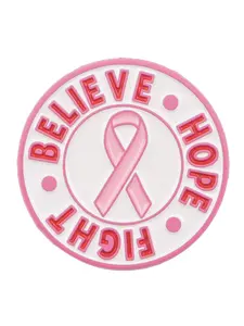 Pink Ribbon Breast Cancer Prevention Enamel Pin, Unique Design Zinc Alloy Brooch, Elegant Women's Fashion Accessory Gift