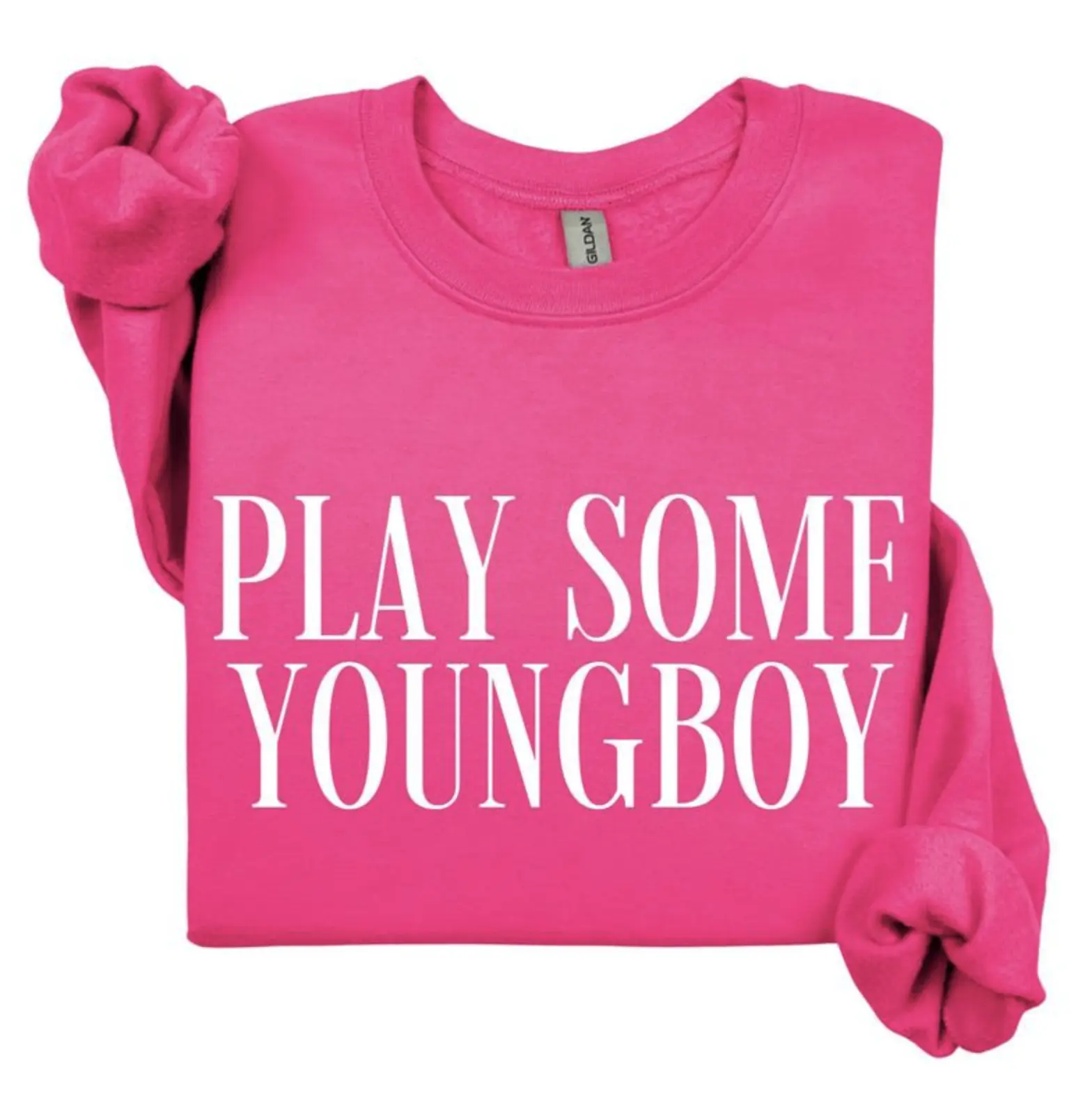 Play Some Young Boy Sweatshirt For Women, Play Some Young Boy shirt, Cotton Casual Streetwear Top for Men & Women