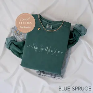 Hairstylist shirt, Hairdresser Cosmetology Sweatshirt, Beauty School Salon Gift hair therapist Shirt