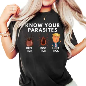 Know Your Parasites T-shirt Sweatshirt Hoodie, Anttttti Tr**p Shirt, Election Day Graphic Tee