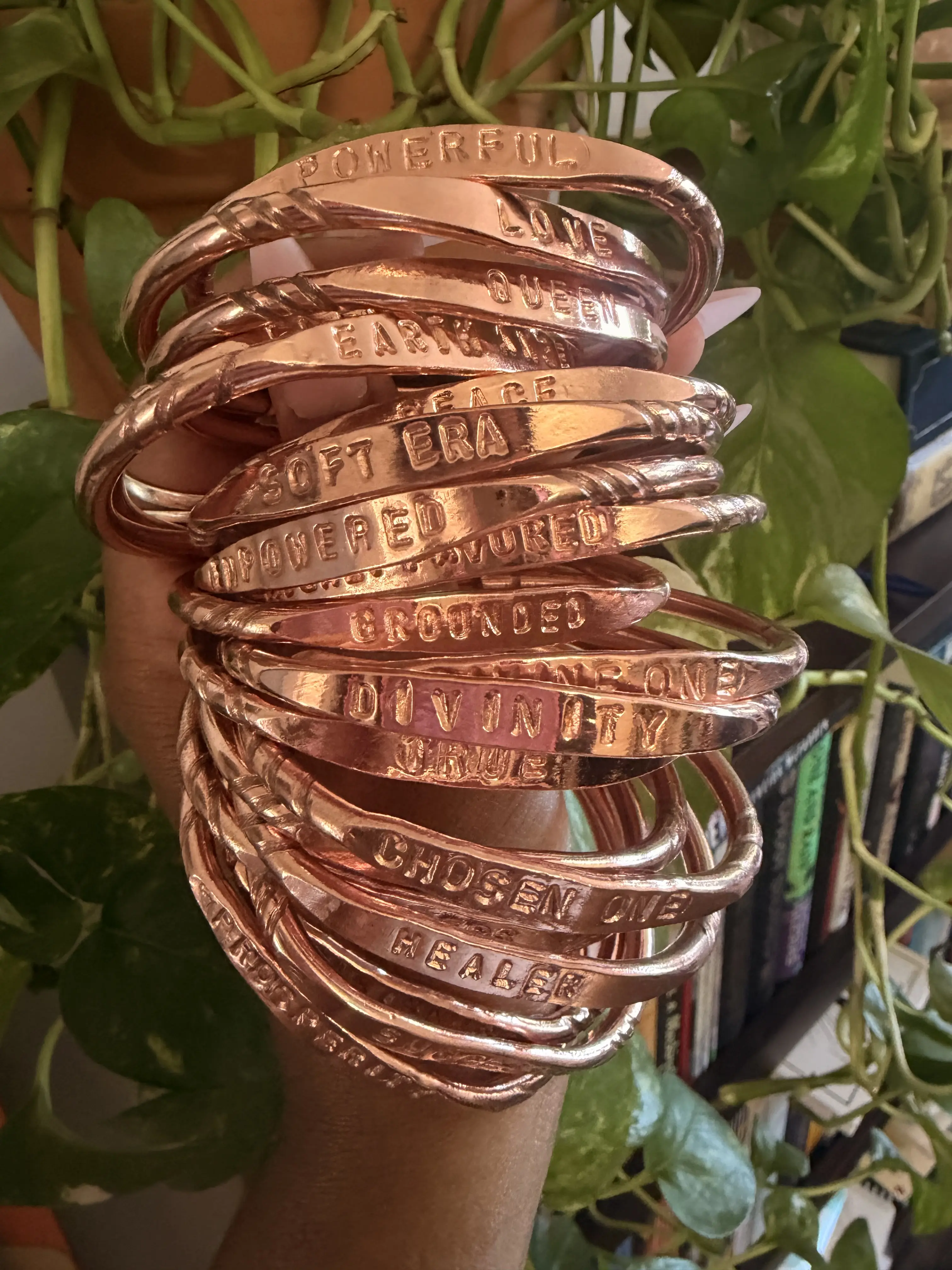 Pure Copper Bracelet- Limited Affirmation Designs