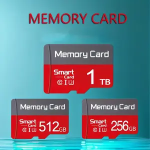 Micro TF SD Card, MicroSDXC Card with SD Adapter, Flash Memory Card for Smartphones, Cameras, Laptops, Tablets, Storage Card Accessory, SD Card Included