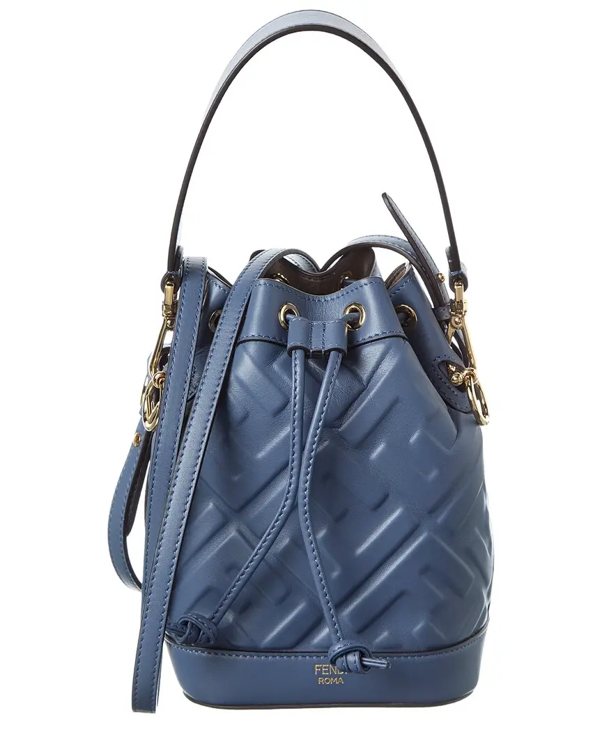FENDI Mon Tresor Mini Leather Bucket Bag