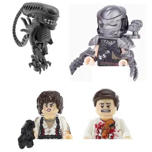 New Predator Building Blocks Alien Mini Action Figure Toys popular