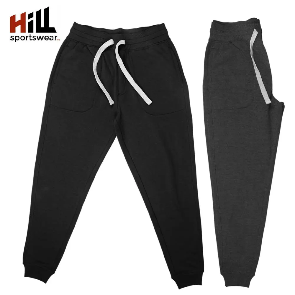 HILL SPORTSWEAR Unisex Active Jogger Sweatpants Casual Fleece Jogger Pants Comfy Fleece Pants with Pockets Hip Hop Harem Active Gym Activity Outdoors