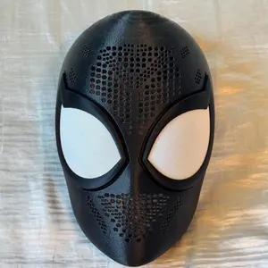 Spiderman Faceshell, Custom A Style, Custom 3D Printed Mask, Magnetic Lenses, Personalized Cosplay Prop, Durable PETG Faceshell