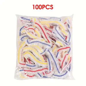100 pieces of food grade disposable plastic packaging - ensure your freshness!