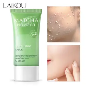 LAIKOU Matcha Exfoliating Exfoliate Peeling Gel Facial Scrub Moisturise Whitening Nourishing Repair Scrubs Face Cream Skin Care