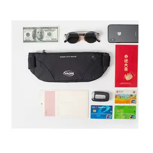 Anti-Theft Travel Waist Bag – Slim Hidden Money Belt, Passport Pouch for Men & Women