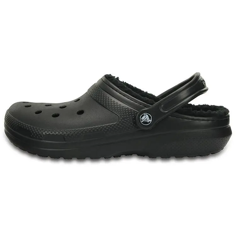 Women's Crocs Classic Clog EVA Unisex Slippers Indoor, Non Slip Slippers with 2cm Platform & Non-Removable Fleece Insoles, Walking Shoes for Home Bathroom Use