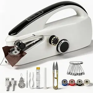 Sewing Machine, Mini Hand Sewing Machine for Beginners, Sewing Machines for Clothes, Curtains, Jeans and Fabrics