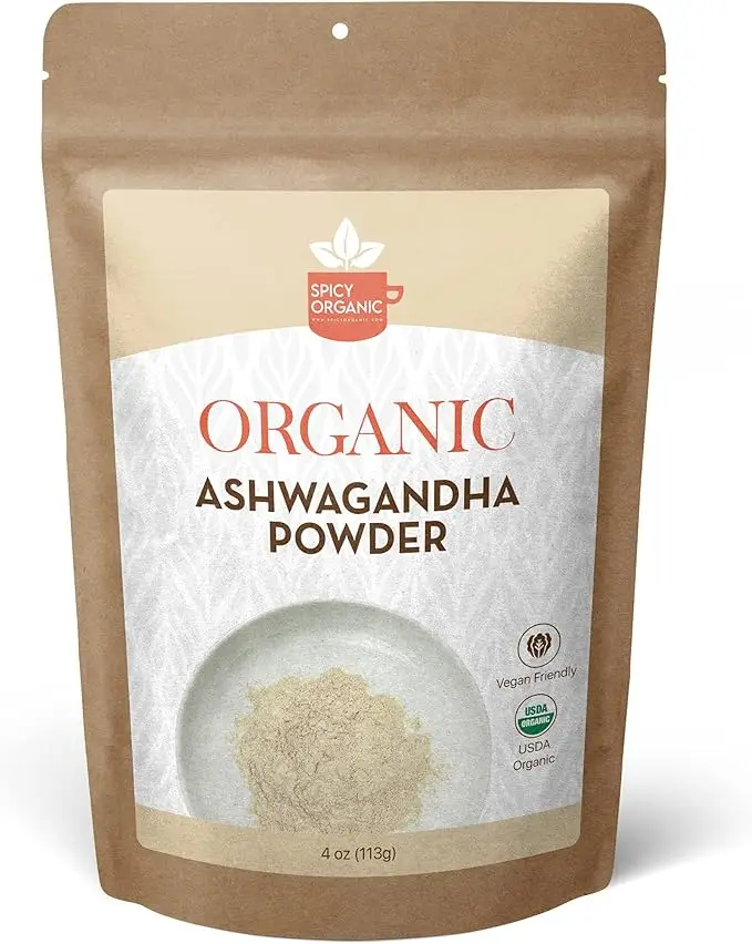 Ashwagandha Root Powder 4 oz. – Pure and Raw Indian Ginseng (Withania Somnifera) - A Versatile Alternative for Supplements, Herbal Teas, and More, USD