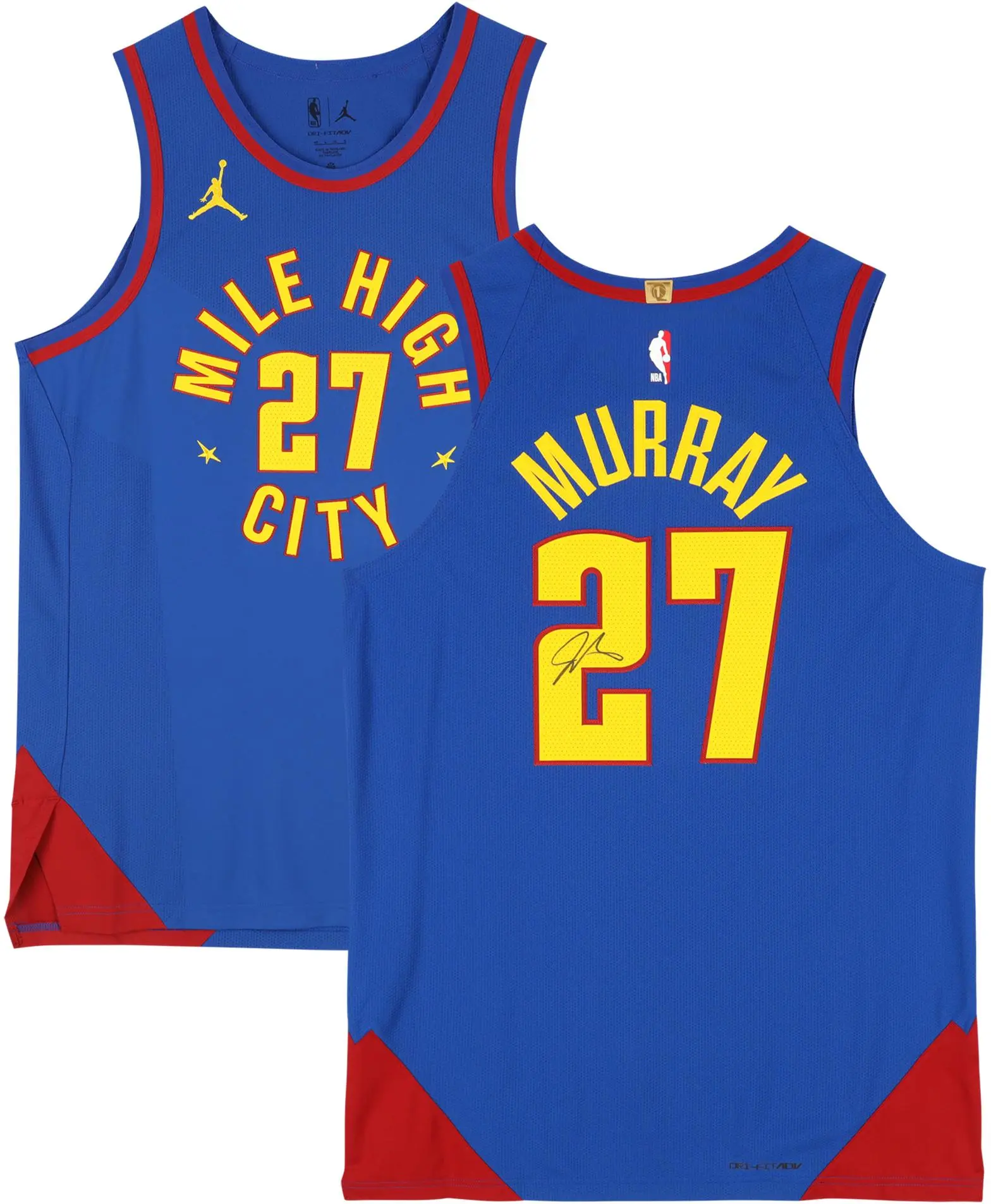 Jamal Murray Denver Nuggets Autographed Jordan Blue Statement Authentic Jersey - Fanatics Authentic Certified