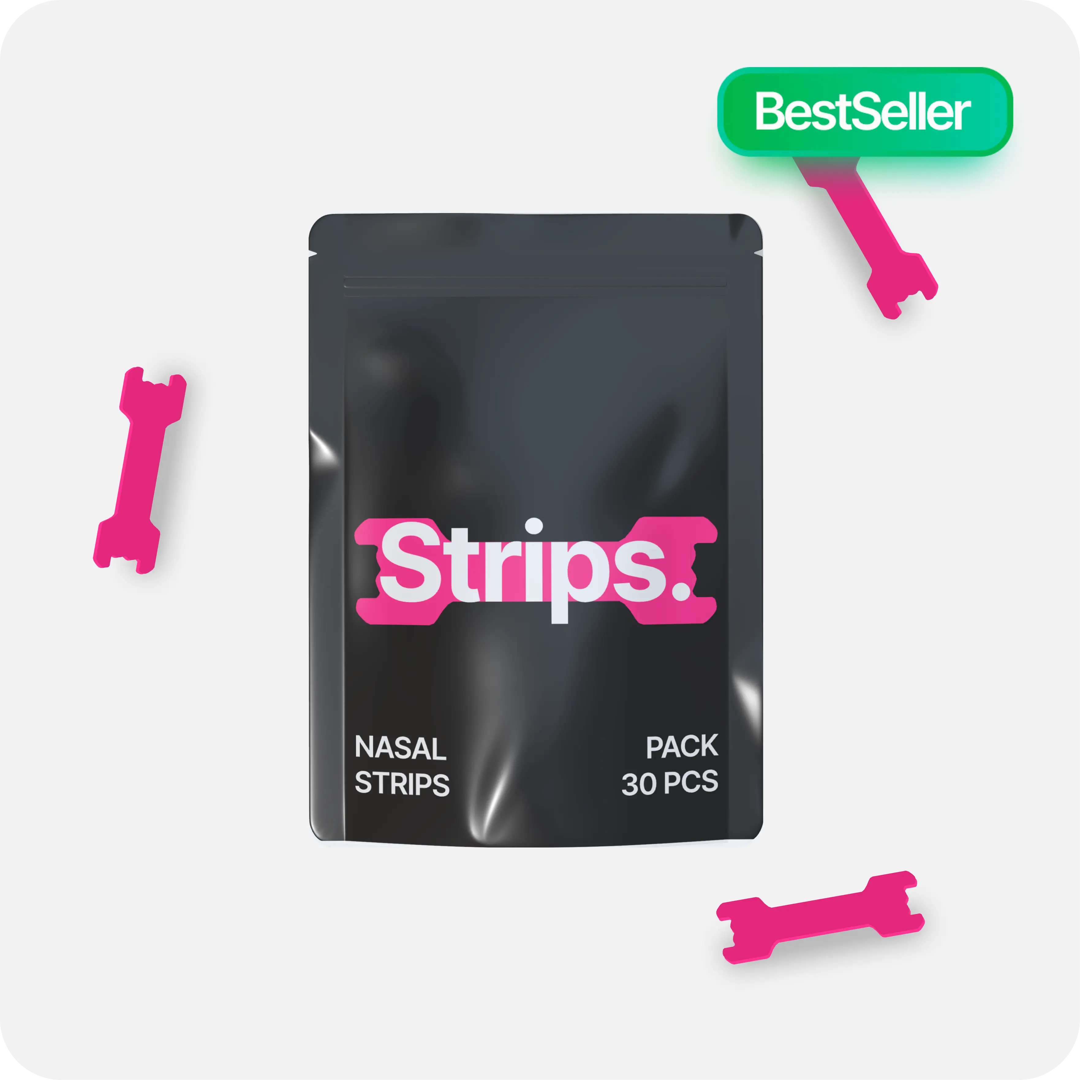 Pink Nasal Strips