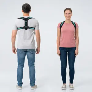 Posture Corrector-Back Brace for Men and Women- Fully Adjustable Straightener for Mid, Upper Spine Support- Neck, Shoulder, Clavicle and Back Pain Relief-Breathable