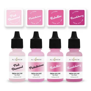 Cherry Blossom Fresh Dye Ink Mini Cube & Reinker Bundle