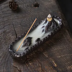 Ceramic Incense Burner, Fragrance Incense 1 Count Meditation Incense Stick Holder, Decorative Incense Tray for Home Decor, Room Decor
