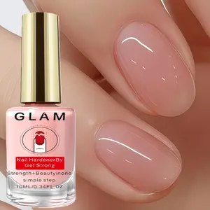 Nude Pink Nail Strengthener | Nail Care | Clear finish, long-lasting shine, enhances strength, glides on smoothly