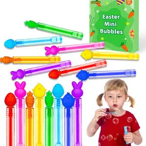 Easter Basket Goodie Bag Stuffer Fillers for Kids,32 Pack Mini Bubbles Wand Toys for Toddlers,Small Easter Party Favor Supplies Treat Bag Fillers,Classroom Treats Non Candy Prizes Gifts for Boys Girls
