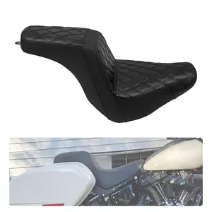 Step Up Seat Driver Passenger Black 2-up Fit For Harley Low Rider FXLR 2018-UP | Mactions seats