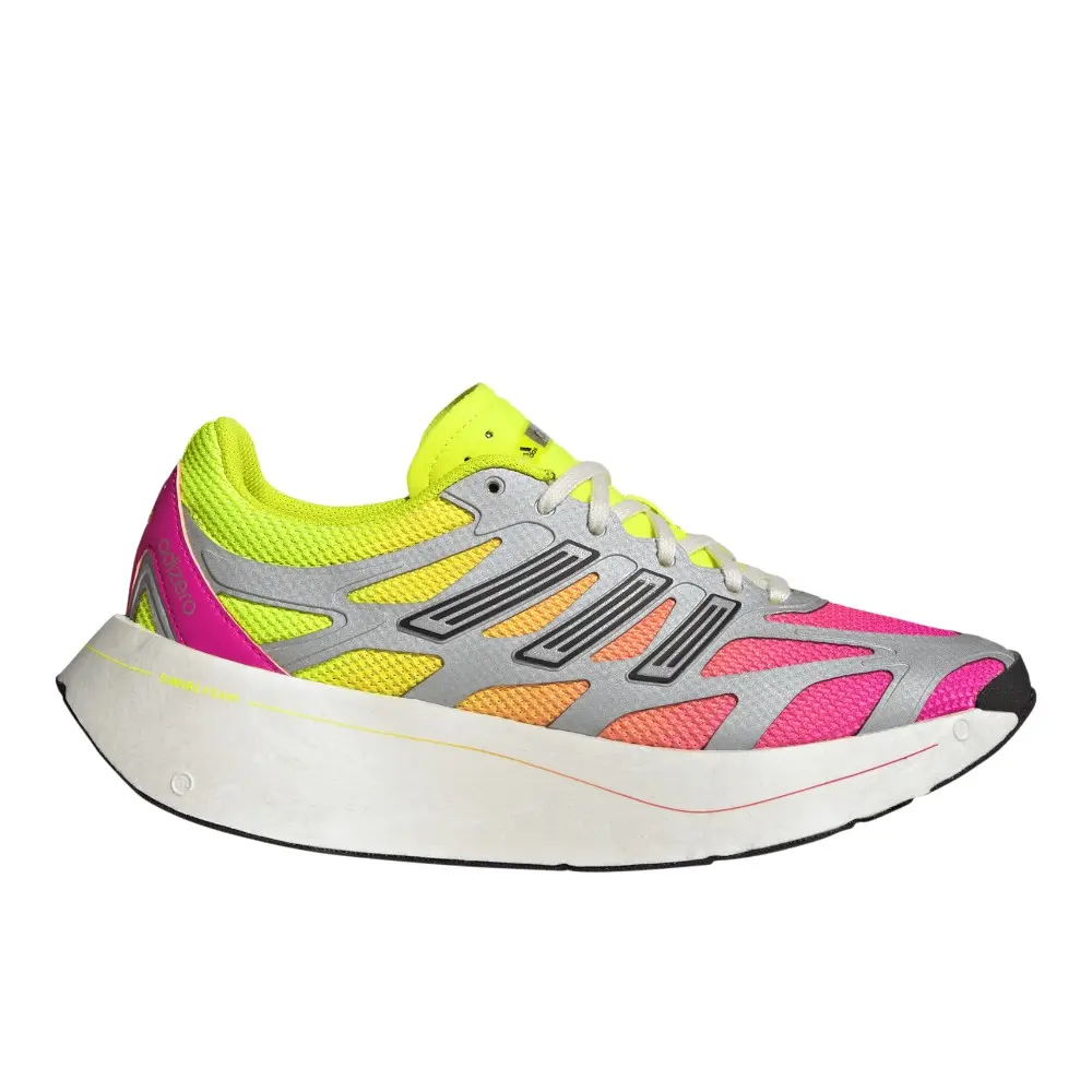 adidas Womens Adizero Aruku Sneakers Shoes Casual - Pink, Yellow adidas Womens Adizero Aruku Sneakers Shoes Casual - Pink, Yellow