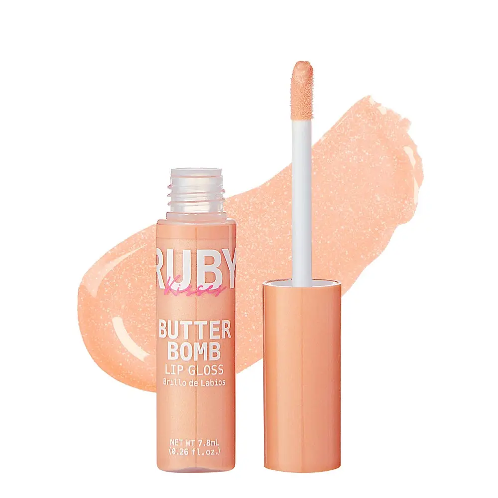 Ruby Kisses Butter Bomb Gloss – Non-Sticky, High-Shine Lip Gloss with Jojoba & Avocado Oil Ruby Kisses Butter Bomb Gloss – Non-Sticky, High-Shine Lip Gloss with Jojoba & Avocado Oil