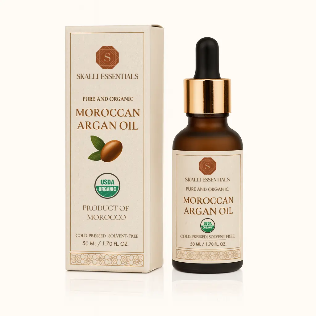 Organic Moroccan Argan Oil | For Skin, Hair, and Nails Organic Moroccan Argan Oil | For Skin, Hair, and Nails