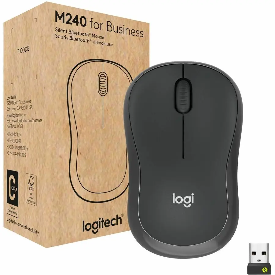 Logitech M240 for Business Silent Wireless Mouse 910-007181