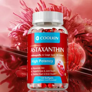Coolkin - Astaxanthin Supplement Capsules - Cardiovascular Health Blood Circulation Energy Immune System - Multiple Benefits - High Quality Ratio High Performance Supplement