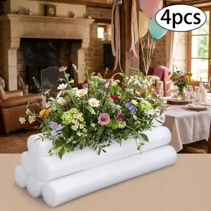 Reusable Floral Sticks, Cylinder Sponge Foam Tubes for DIY Artificial Flowers, Wedding Decorations, Home & Room Decoration, Handmade Crafts, Diy Material