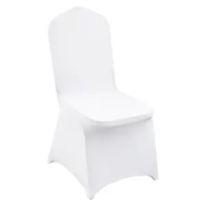 SummerWins30PCS Universal White Fitted Stretch Spandex Folding Chair Covers - Removable, Washable Protective Slipcovers for Wedding Decor, Banquet (Tools & Hardware Hand Tools Accessory)dealsforyoudays