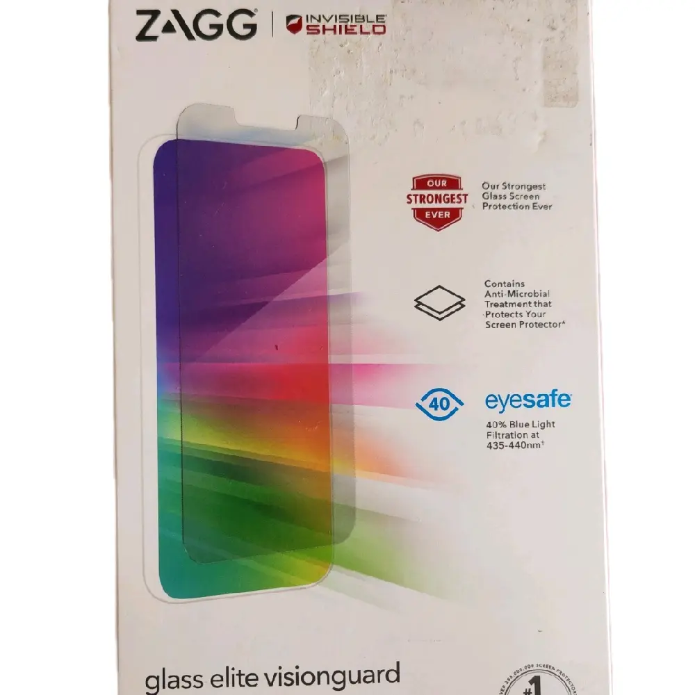 Zagg Glass Elite Screen Protector for iPhone 14 Plus/13 Pro Max - Protects Against Scratches & Micro Scratches, 40mm Thickness