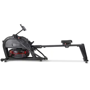 Health & Fitness Smart Water Rowing Machine with Intense Dynamic Real-Time Resistance, 300 Lb Capacity Water Rower Machine with Connectivity for Advanced Workout Metrics