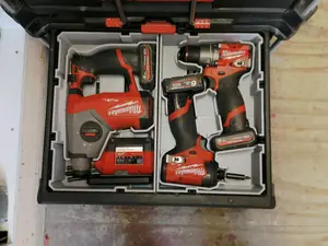 Custom right side insert only no tools. packout drawer insert milwaukee drill and impact 3d printed abs m12 fpd2 fid2 3404-20 3453-20 made