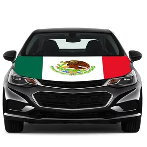 Mexico FLAG Car Hood Cover 4*5ft(120*155cm),Patriotic Mexico  Flag for Car Hood Cover, Engine Flag car  bonnet car flag