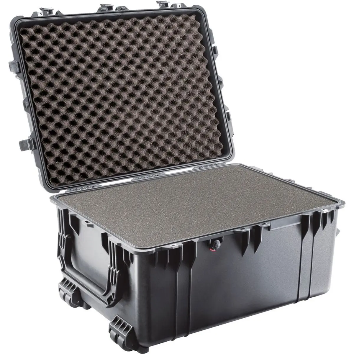 Pelican 1630 Watertight Wheeled Hard Transport Case with Cubed Foam Insert, Black