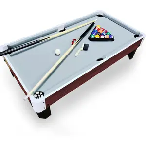 40 Inch Pool Table Top, 3.5FT Mini Pool Table Top, Small Wooden Snooker Tabletop, Billiards Tabletop Set with Full Accessories