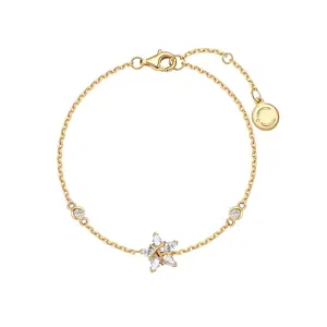 FANCIME "Ms Vega" Twinkling Star Alpha Lyrae Sterling Silver Bracelet