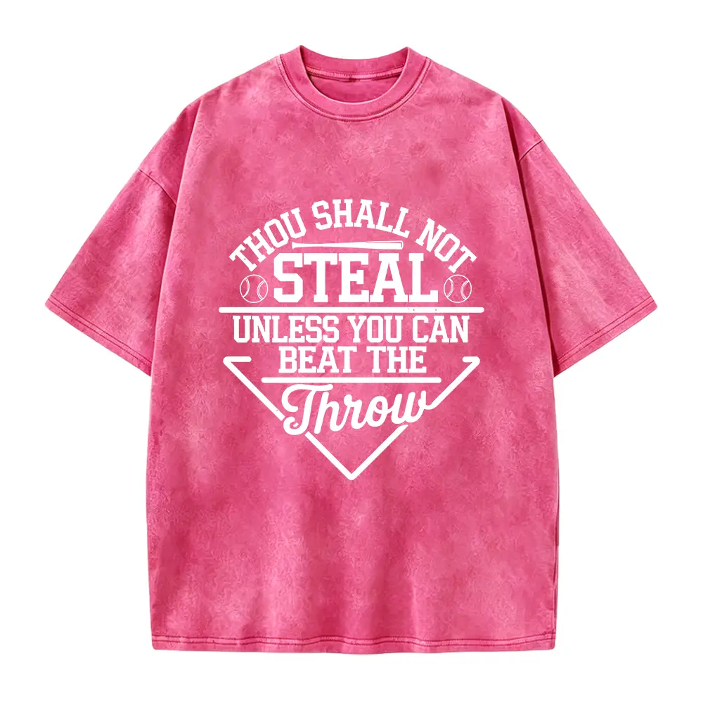 Thou Shall Not Steal Unless You Can Beat The Throw Shirt, Baseball Tshirt, Baseball Player Gift, Baseball Lover Gift, Baseball Mom T-Shirt