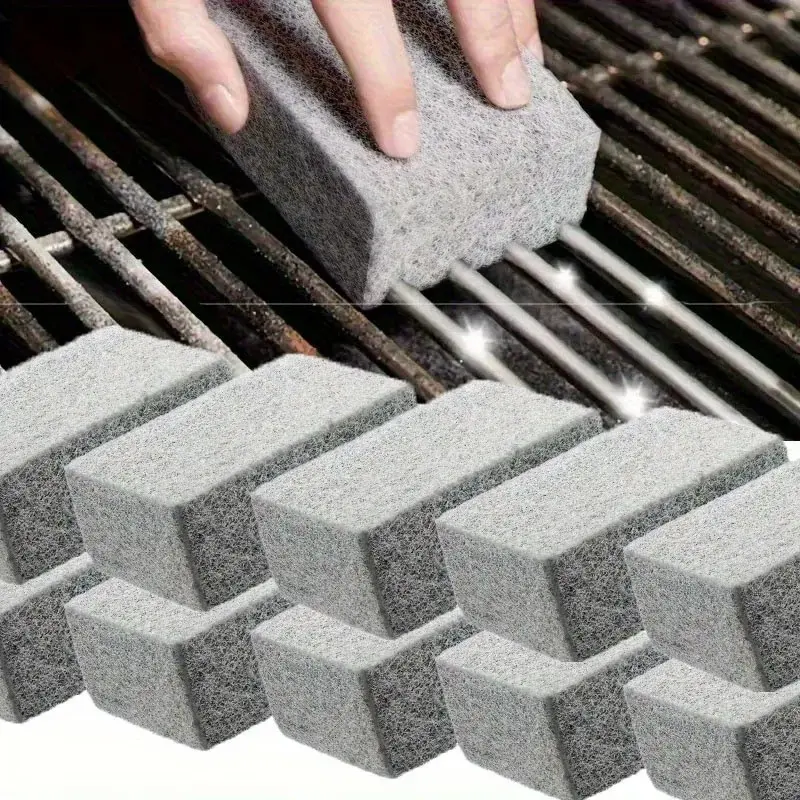 1-10PCS Grill Cleaning Brick Pumice Stone Heat Resistant Outdoor Kitchen Barbecue Rack Cleaner BBQ Tools Accessories Grilling Accessories Grill Accessories For Outdoor Grill
