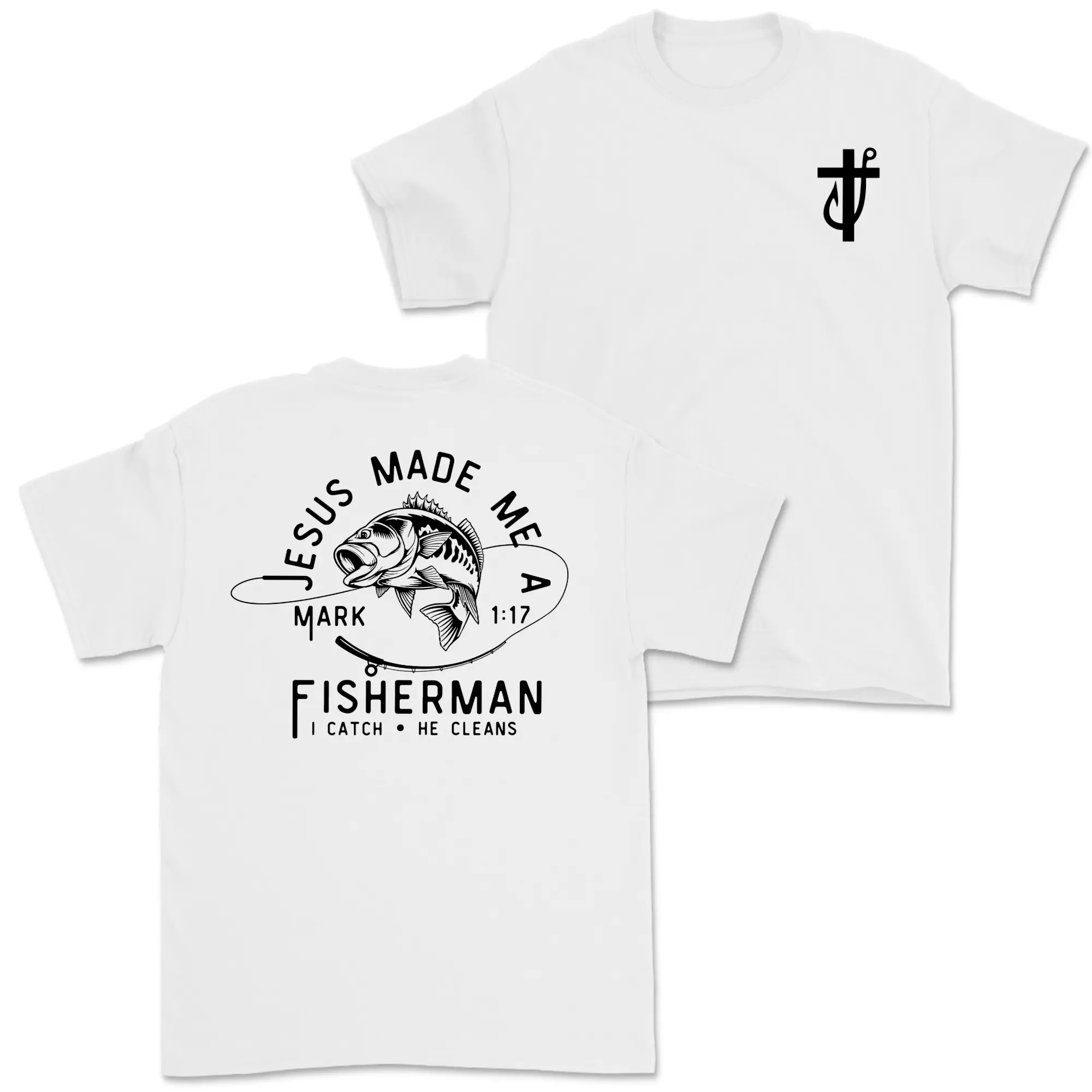 Fisherman T-Shirt – Vintage Fishing Graphic Tee for Men, Outdoor Lifestyle Shirt, Funny Angler Gift, Casual Cotton Unisex Top, Menswear Top