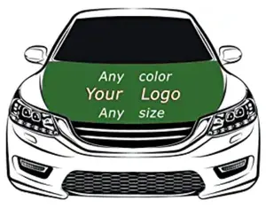 Custom Car Hood Cover Flag ,Engine Banner,your color,your logo,your size,100% Polyester Elastic Fabrics Can be Washed