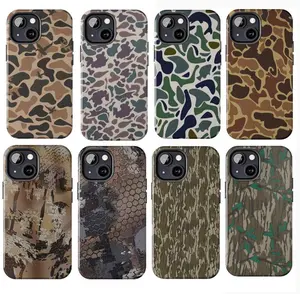 Vintage Ol School Waterfowl Camo Phone Case, Real Hunting, Camo