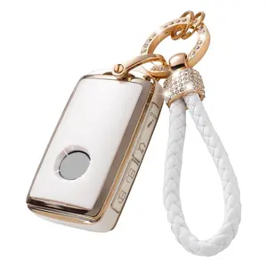 Mazda Keychain Case Protector, 360 Degree Full Protection, Key Fob Cover, Fits Mazda 3/3 Hatchback 2019, Cx-5/cx-30/cx-9 2020, Car Key Cover