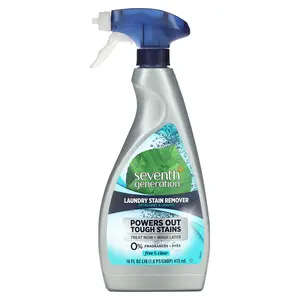 Seventh Generation Laundry Stain Remover, Free & Clear, 16 fl oz (473 ml)