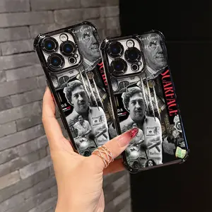 Narcos TV Series Pablos Escobars Phone Case Suitable for iPhone 17 16e 16 15 14 13 12 11 Mini Pro Max Air X XR XSMAX 8 7 Plus Anti Fall Transparent Soft Back Cover