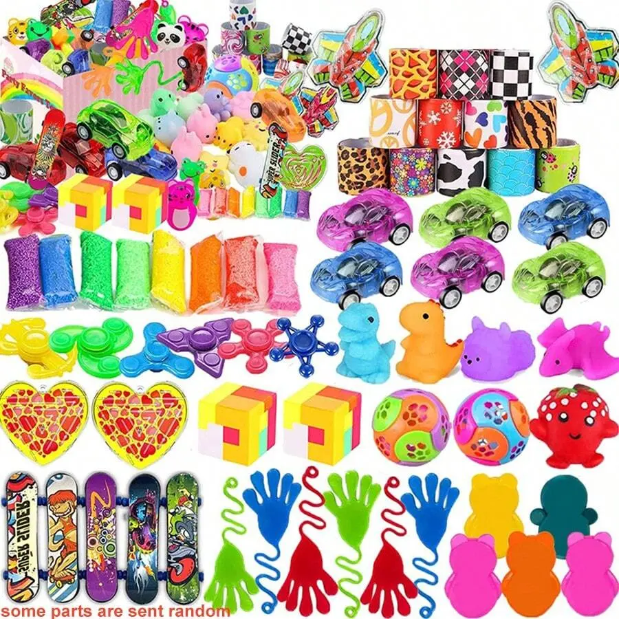 52 PCS Party Favors, Classroom Prize Box Toys, Pinata Stuffers, Christmas Stocking Favors, Birthday Gift Toys, Treasure Box Carnival Prize Bulk Toys Party Toy,Night Before Christmas,Party Toys For Bags,Party Favors,Goodie Bag Stuffers,Toys