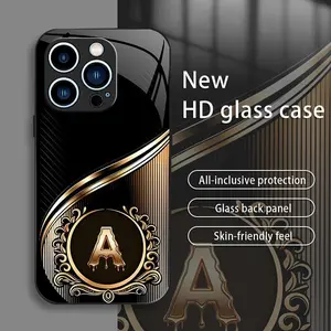 Suitable for [iPhone 12 Pro] Brand New Personalized Acrylic Phone Case with Custom Letters — Ultra-Slim, Drop-Resistant, Scratch-Proof — Light Luxury Business Style — Premium Acrylic Material — Trendy & Stylish 996