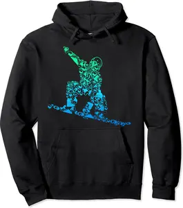 Snowboard Snowboarder Snowboarding Men Pullover Hoodie